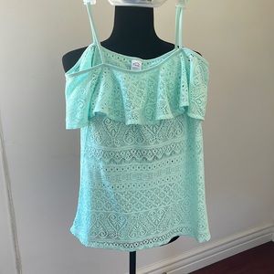 Cover up summer crush , size M for girls , mint color.